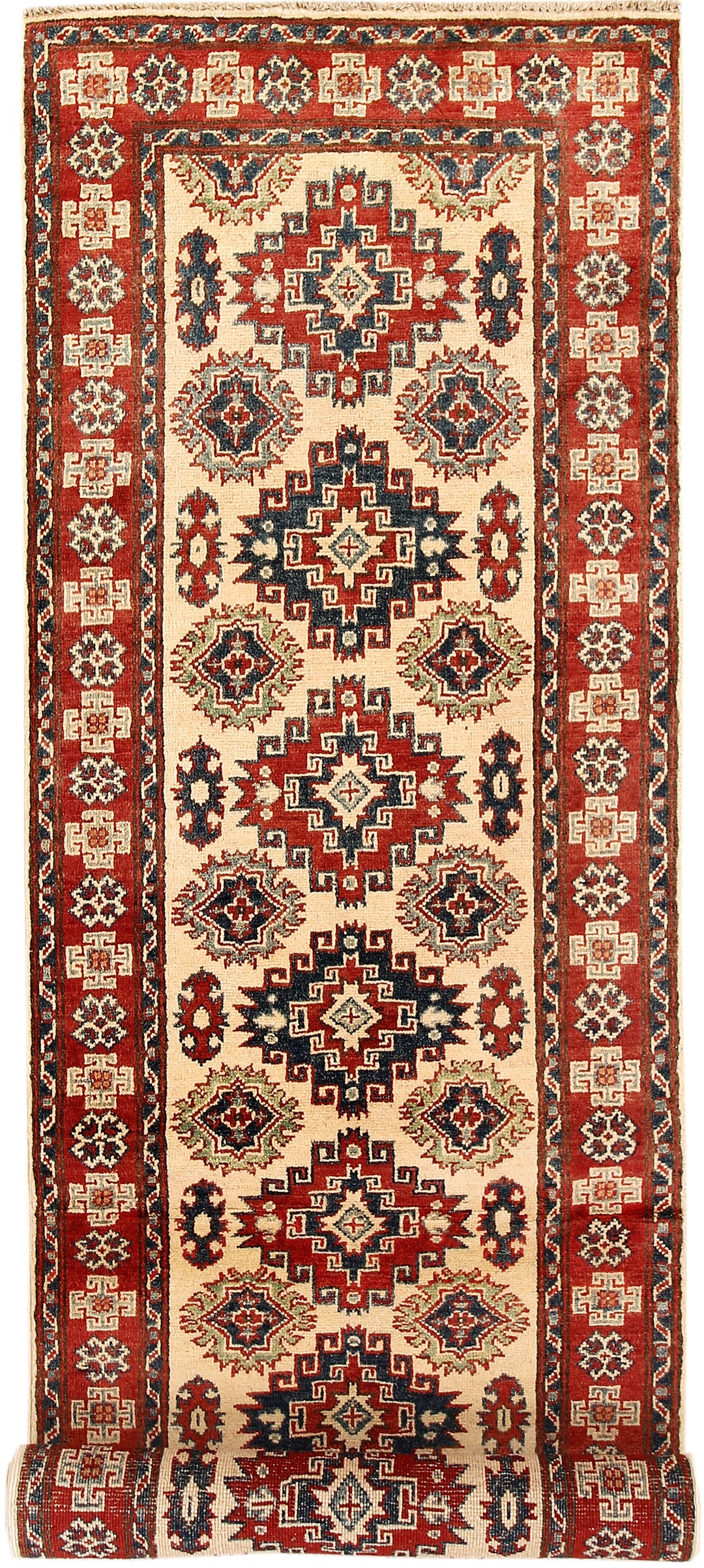 Blanched Almond Kazak 2' 6 x 9' 4 - No. 71157