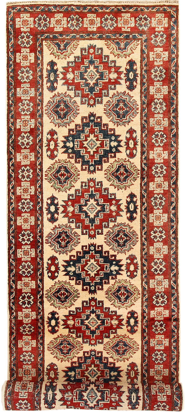 Blanched Almond Kazak 2' 6 x 9' 4 - No. 71157