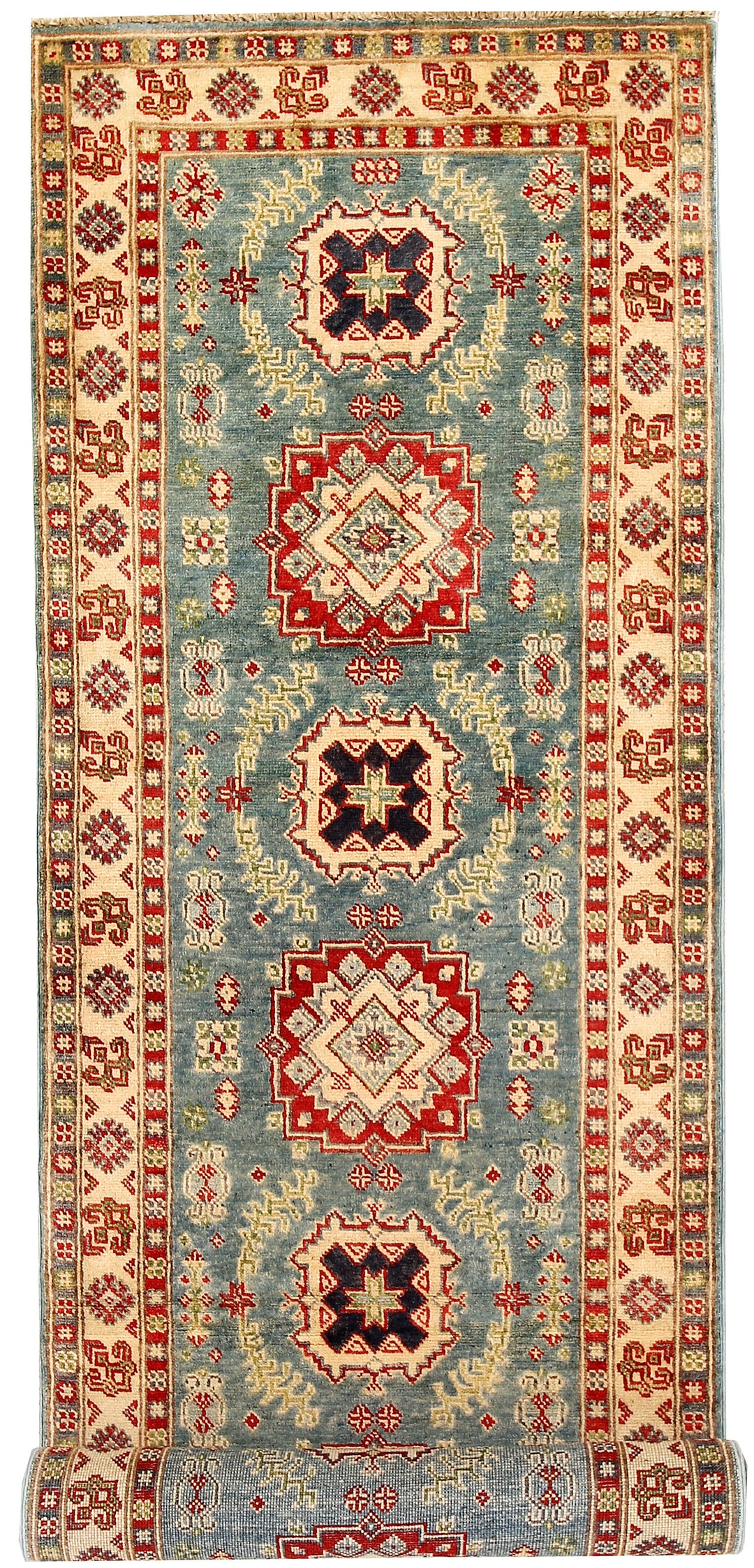 Cadet Blue Kazak 2' 7 x 9' 9 - No. 71159