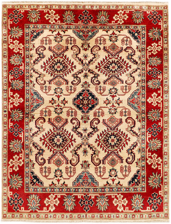 Blanched Almond Kazak 4' 11 x 6' 4 - No. 71217