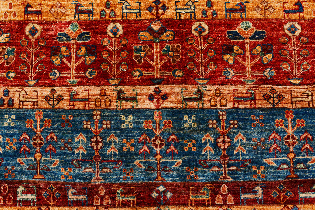 Multi Colored Kazak 4' 11 x 7' - No. 71232