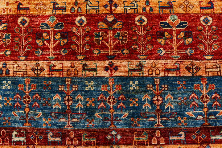 Multi Colored Kazak 4' 11 x 7' - No. 71232