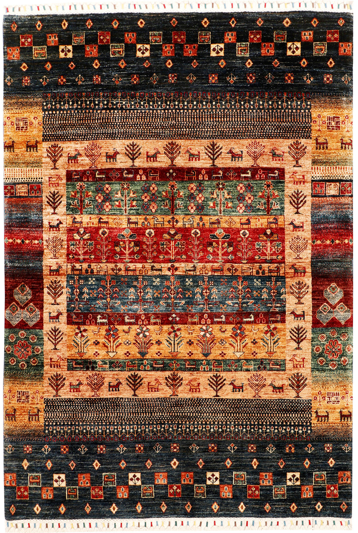 Multi Colored Kazak 4' 11 x 7' - No. 71232