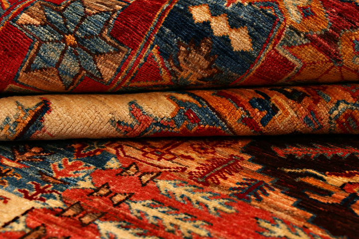 Multi Colored Kazak 5'  1" x 6'  7" - No. QA61460