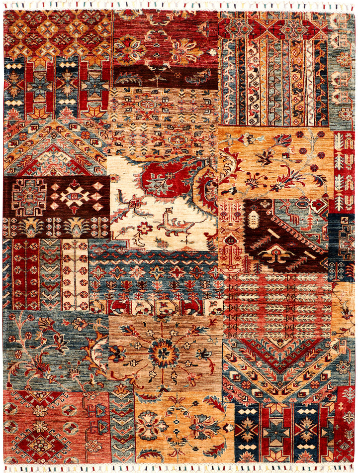 Multi Colored Kazak 5'  1" x 6'  7" - No. QA61460