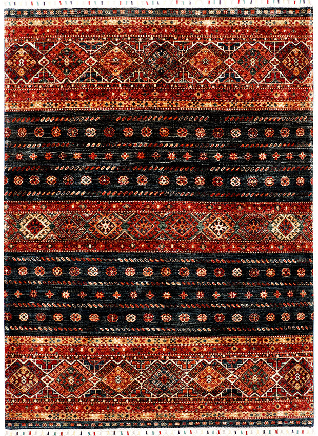 Multi Colored Kazak 4' 10 x 6' 8 - No. 71255