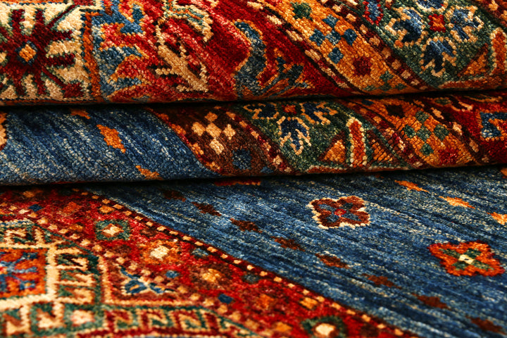 Multi Colored Kazak 5' 9 x 8' - No. 71260