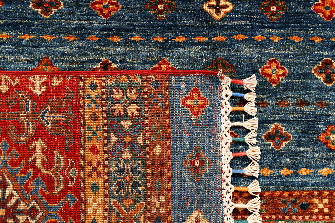 Multi Colored Kazak 5' 9 x 8' - No. 71260