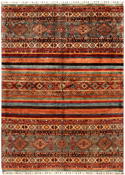 Multi Colored Kazak 5' 8 x 8' 1 - No. 71263
