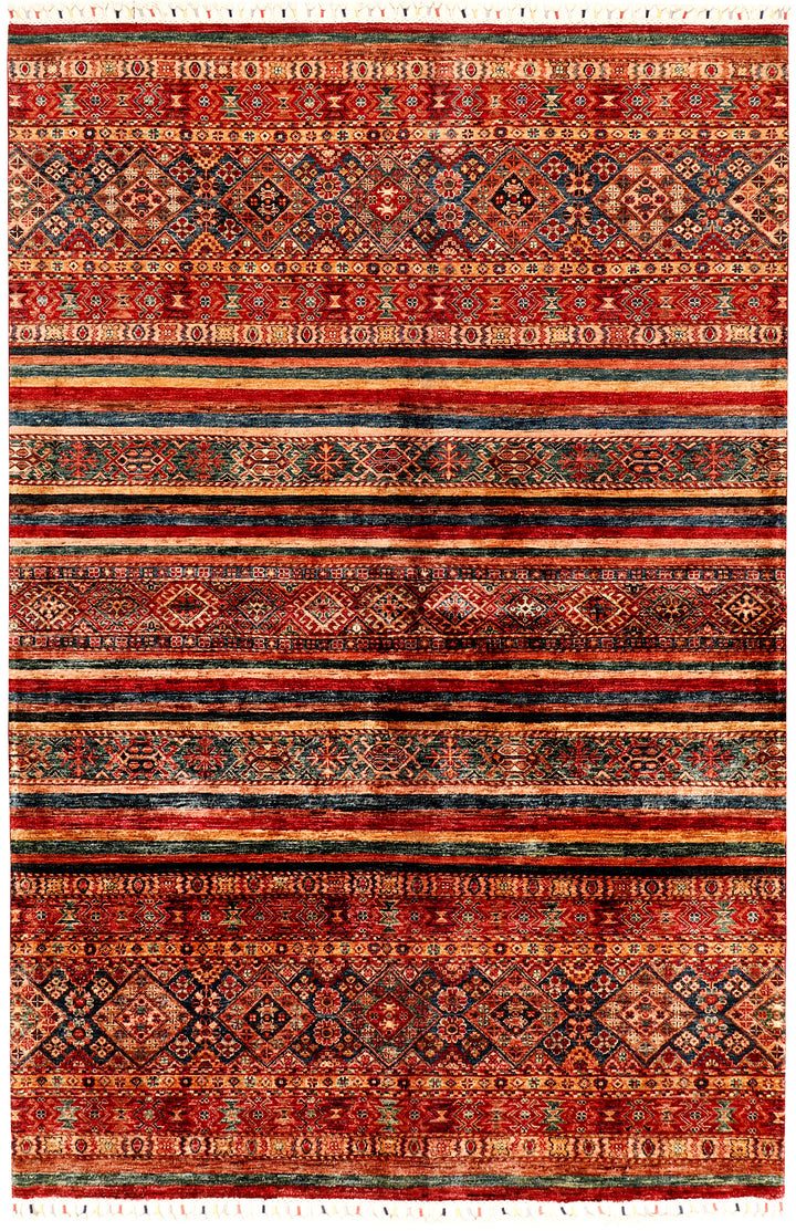 Multi Colored Kazak 6' x 8' 11 - No. 71267
