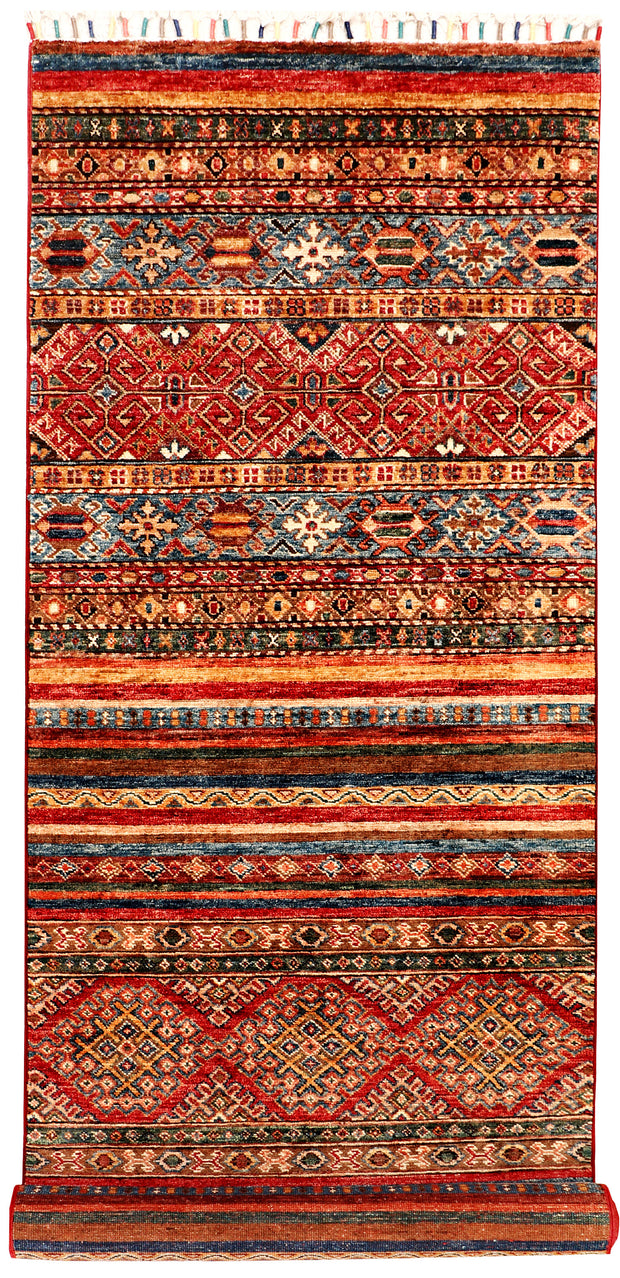 Multi Colored Kazak 2' 7 x 9' 9 - No. 71293