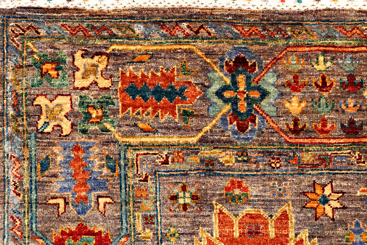 Saddle Brown Kazak 5' 8 x 8' - No. 71302