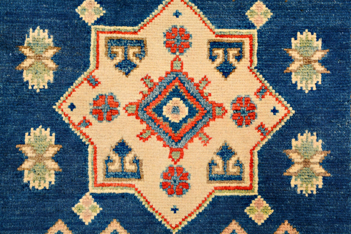 Midnight Blue Kazak 2' 8 x 9' 9 - No. 71321