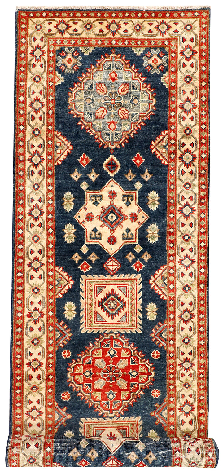 Midnight Blue Kazak 2' 8 x 9' 9 - No. 71321