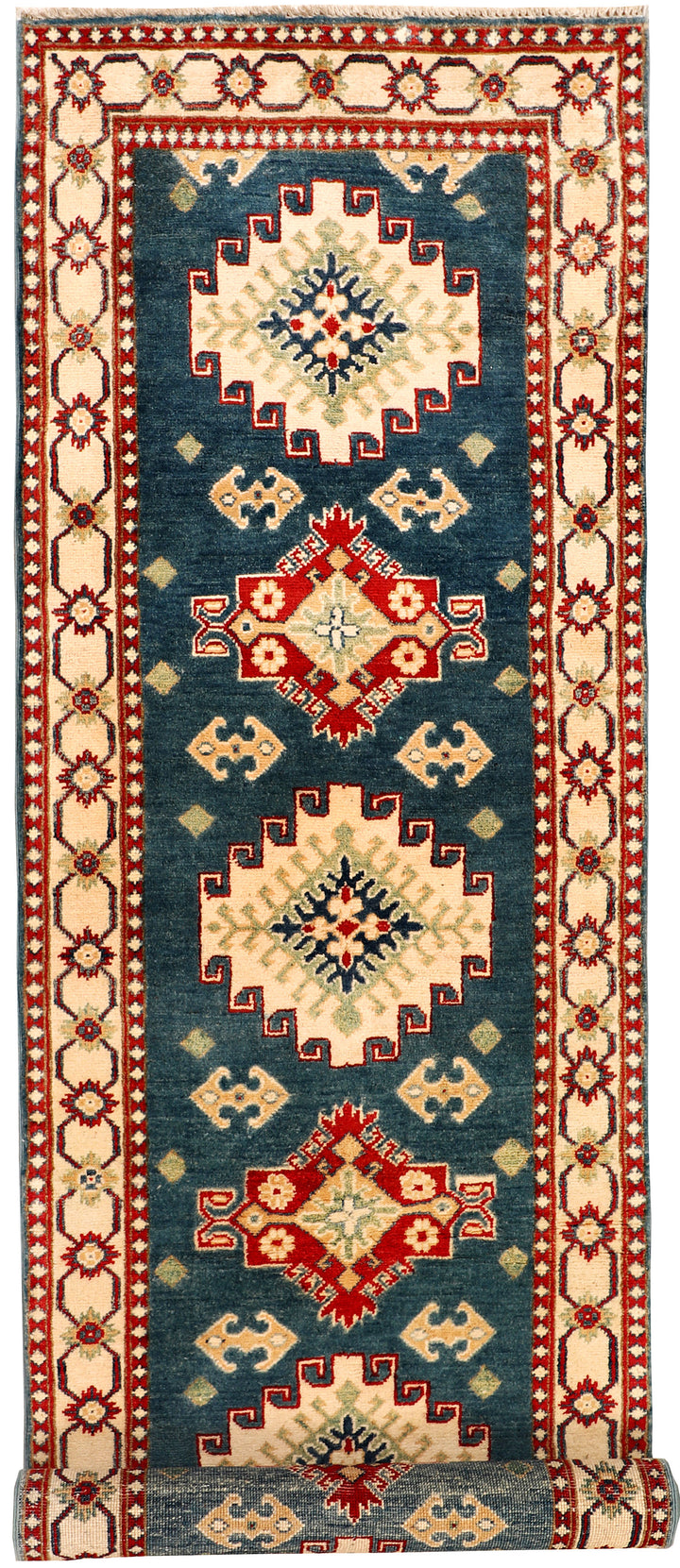 Cadet Blue Kazak 2' 7 x 9' 9 - No. 71324