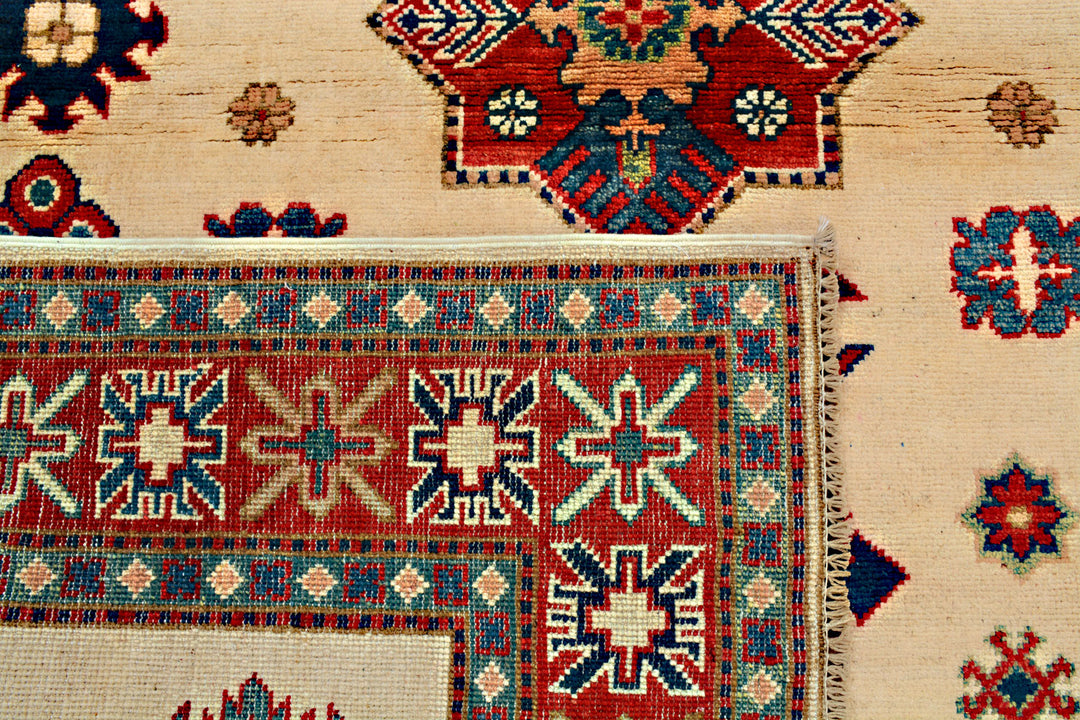 Blanched Almond Kazak 4' 10 x 6' 4 - No. 71329