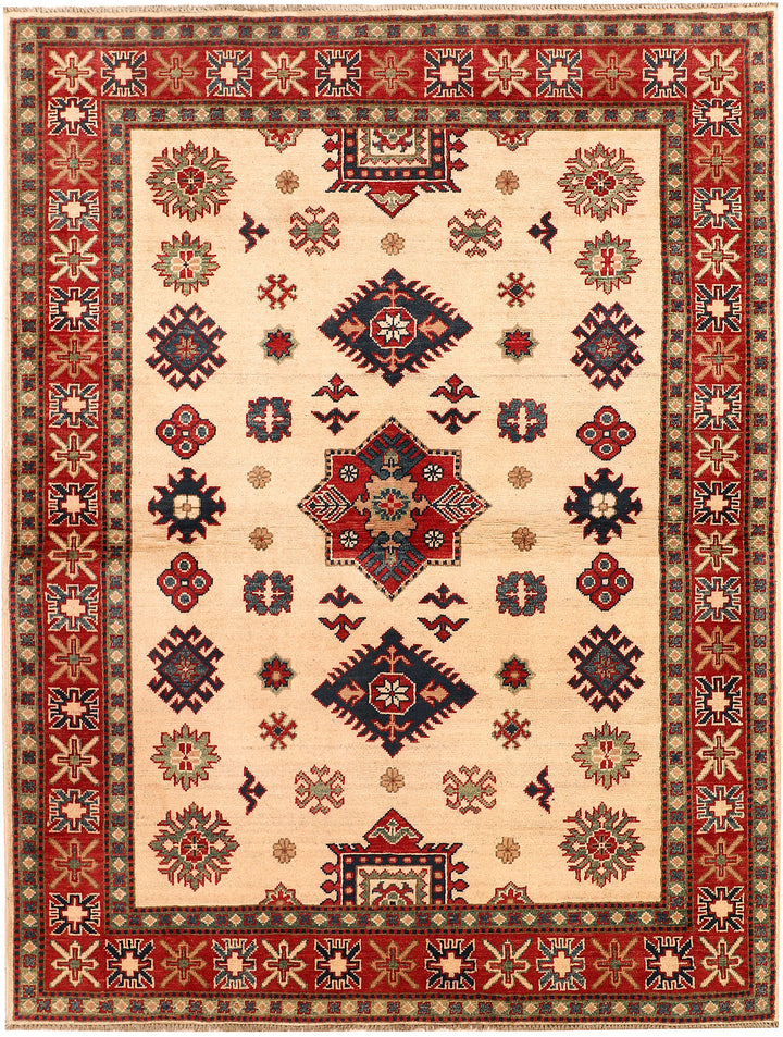 Blanched Almond Kazak 4' 10 x 6' 4 - No. 71329