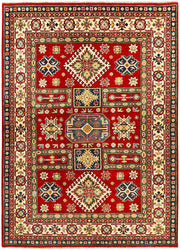 Red Kazak 4' 10 x 6' 11 - No. 71330