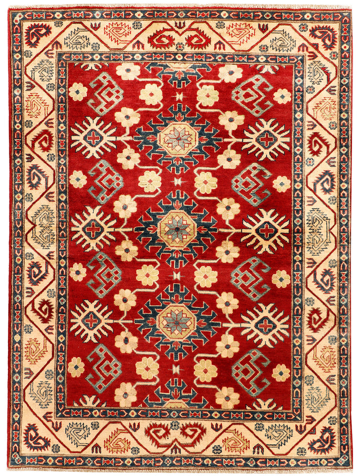 Firebrick Kazak 4' 11 x 6' 8 - No. 71341