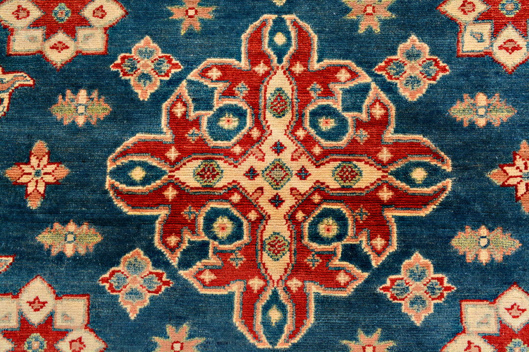 Cadet Blue Kazak 4' 9 x 6' 5 - No. 71343