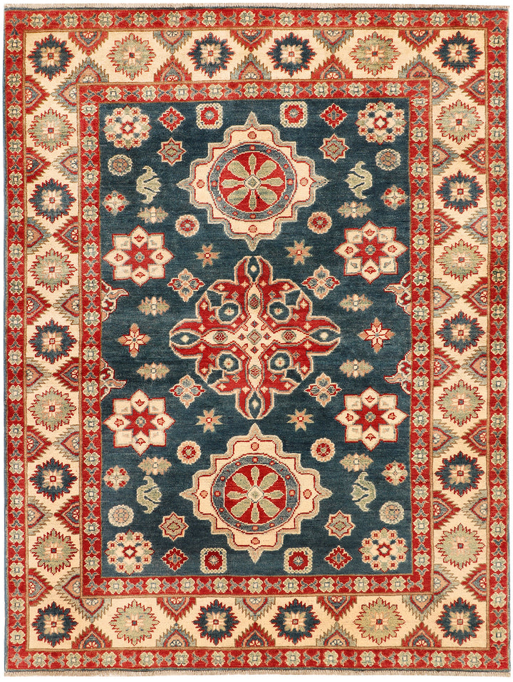 Cadet Blue Kazak 4' 9 x 6' 5 - No. 71343