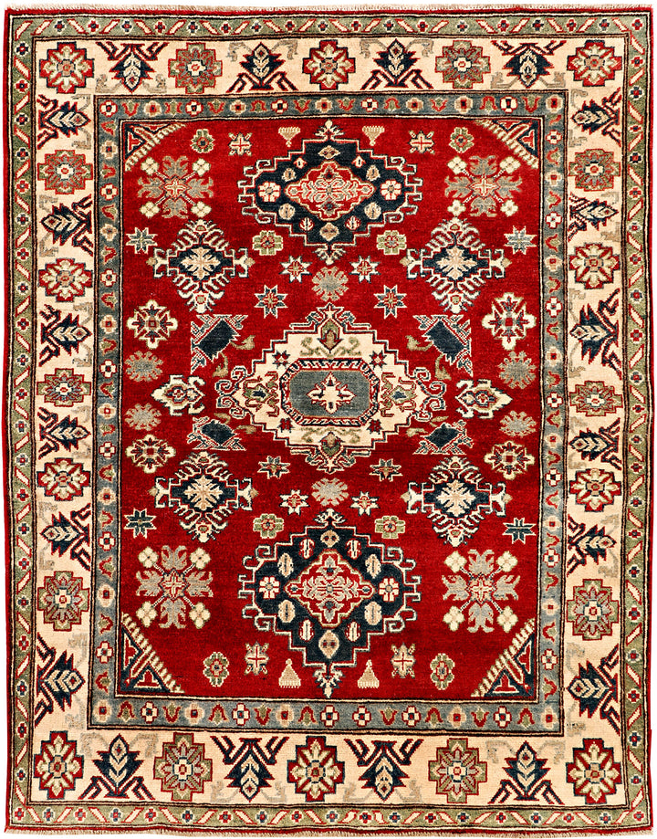 Firebrick Kazak 4' 11 x 6' 3 - No. 71344