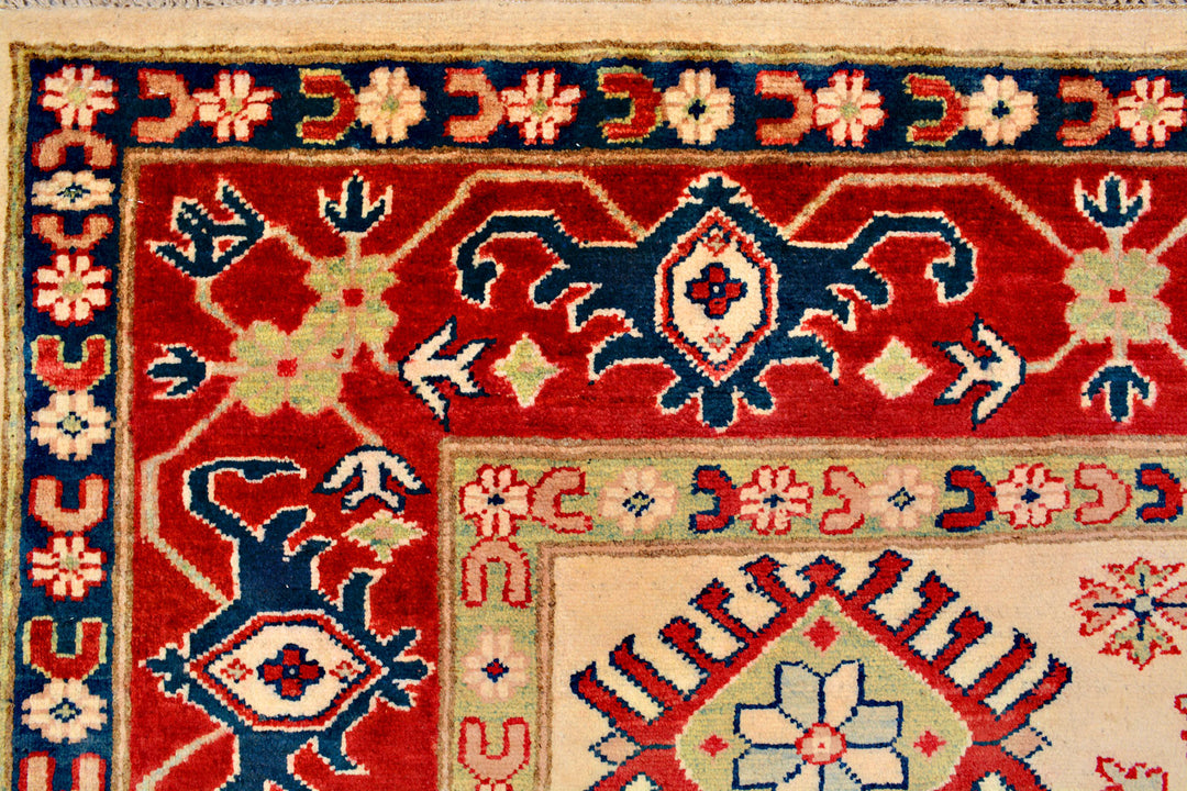 Blanched Almond Kazak 6' 6 x 9' 4 - No. 71347