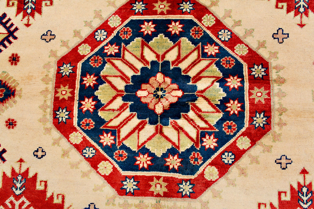 Blanched Almond Kazak 6' 6 x 9' 4 - No. 71347