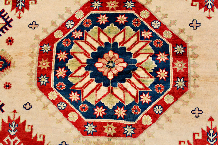 Blanched Almond Kazak 6' 6 x 9' 4 - No. 71347