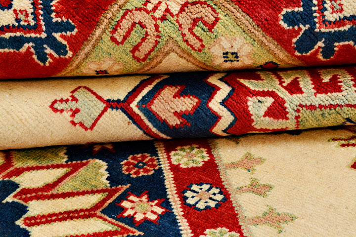 Blanched Almond Kazak 6' 6 x 9' 4 - No. 71347