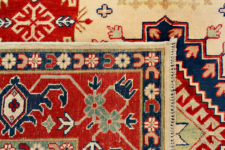 Blanched Almond Kazak 6' 6 x 9' 4 - No. 71347