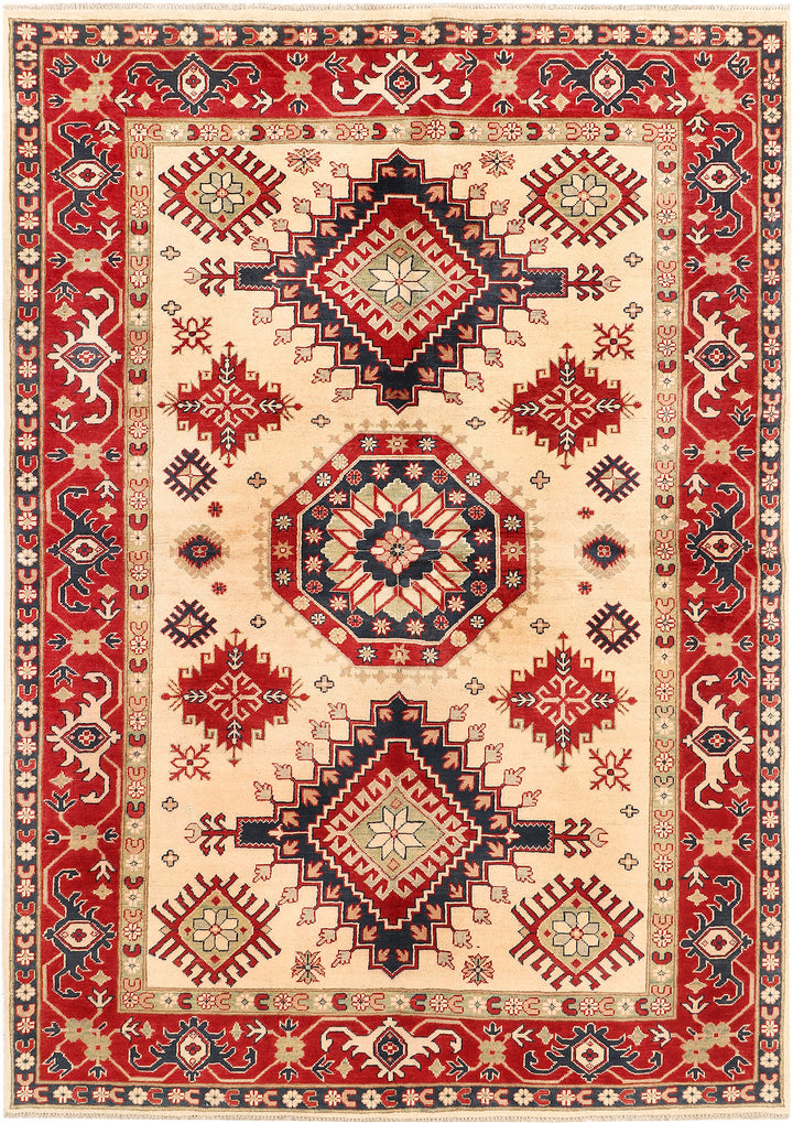 Blanched Almond Kazak 6' 6 x 9' 4 - No. 71347