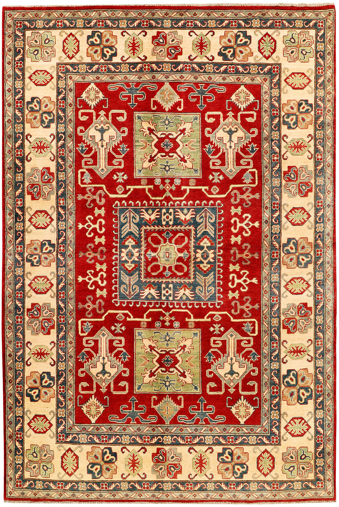 Red Kazak 6' 6 x 9' 9 - No. 71356