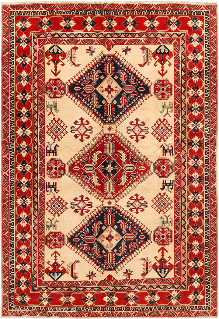 Blanched Almond Kazak 8' 2 x 11' - No. 71358