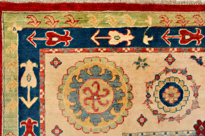 Firebrick Kazak 7' 9 x 9' 9 - No. 71359