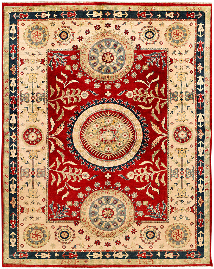 Firebrick Kazak 7' 9 x 9' 9 - No. 71359