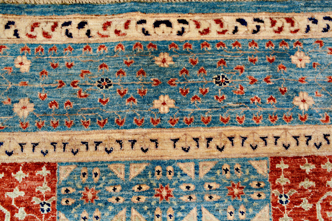 Multi Colored Mamluk 6'  5" x 9'  10" - No. QA53487