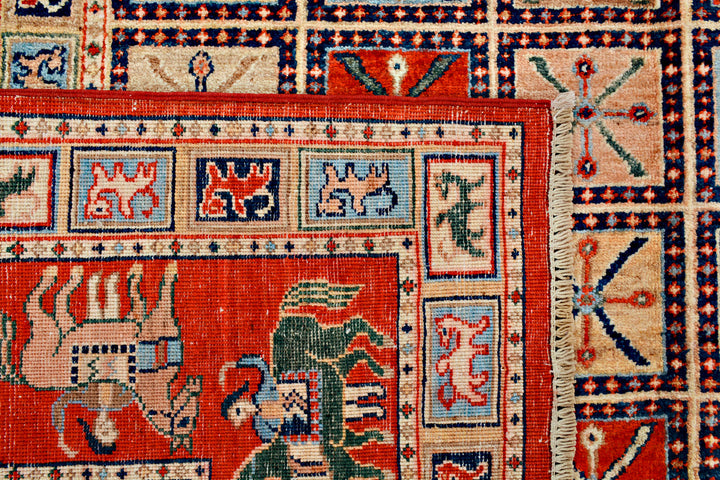 Multi Colored Ziegler 7'  10" x 9'  7" - No. QA69051