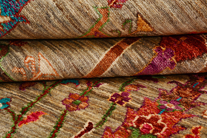 Tan Kazak 4' 11 x 6' 5 - No. 71378