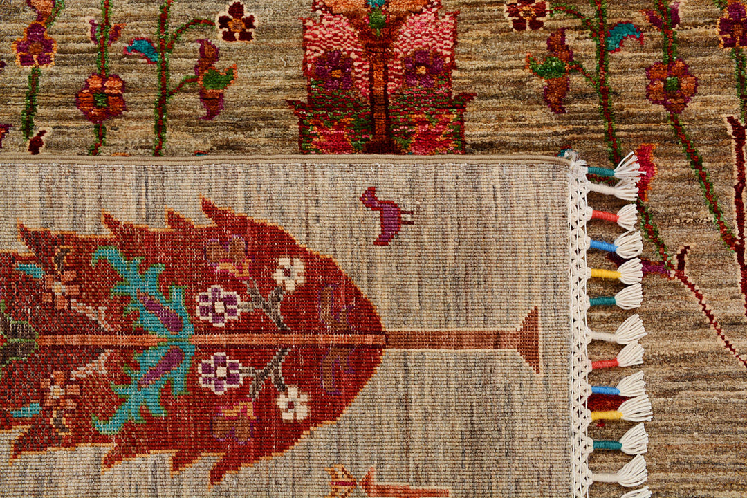 Tan Kazak 4' 11 x 6' 5 - No. 71378