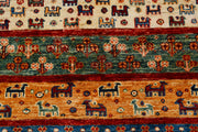 Multi Colored Kazak 4' 11 x 6' 9 - No. 71380