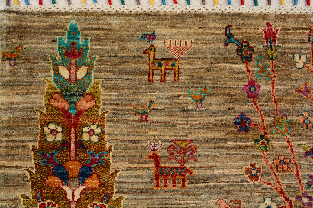 Burlywood Kazak 5' x 6' 9 - No. 71383