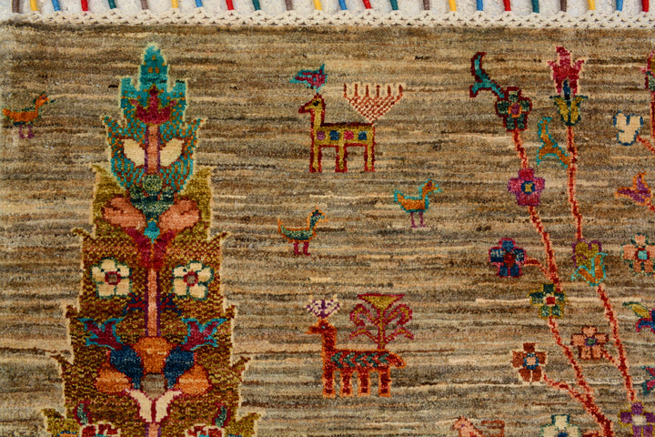 Burlywood Kazak 5' x 6' 9 - No. 71383