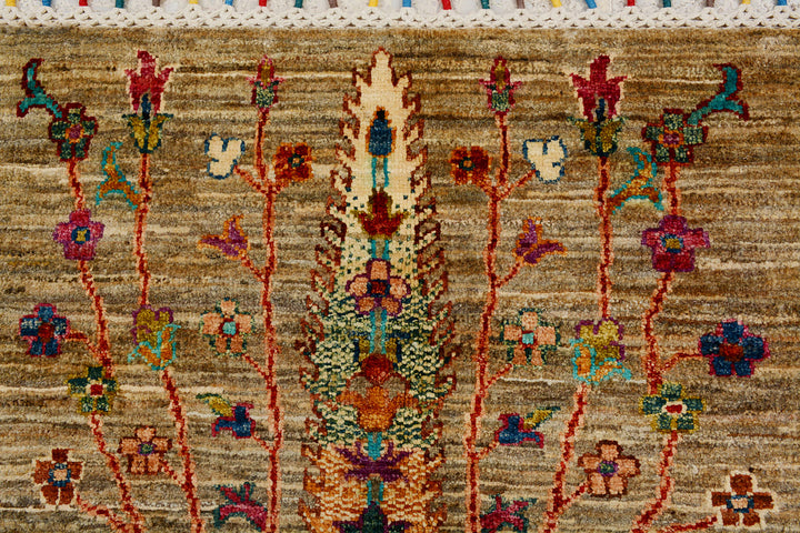 Burlywood Kazak 5' x 6' 9 - No. 71383