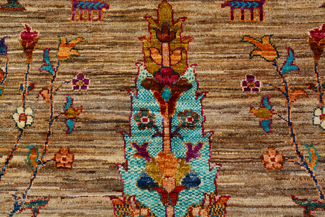 Burlywood Kazak 5' x 6' 9 - No. 71383