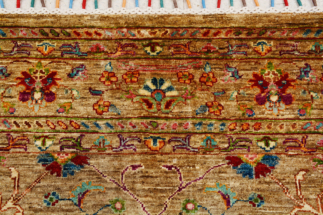 Burlywood Kazak 5'  10" x 8' " - No. QA87451