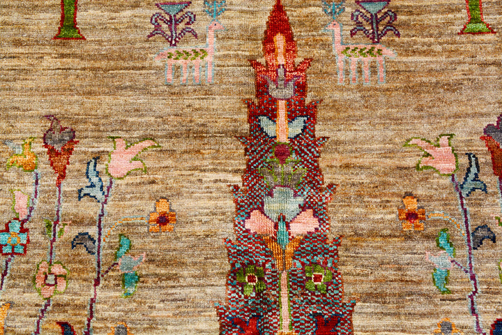 Burlywood Kazak 5' 5 x 8' 3 - No. 71390