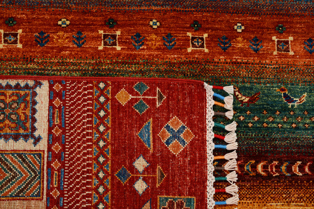 Multi Colored Kazak 5' 9 x 8' - No. 71405