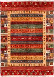 Multi Colored Kazak 5' 9 x 8' - No. 71405