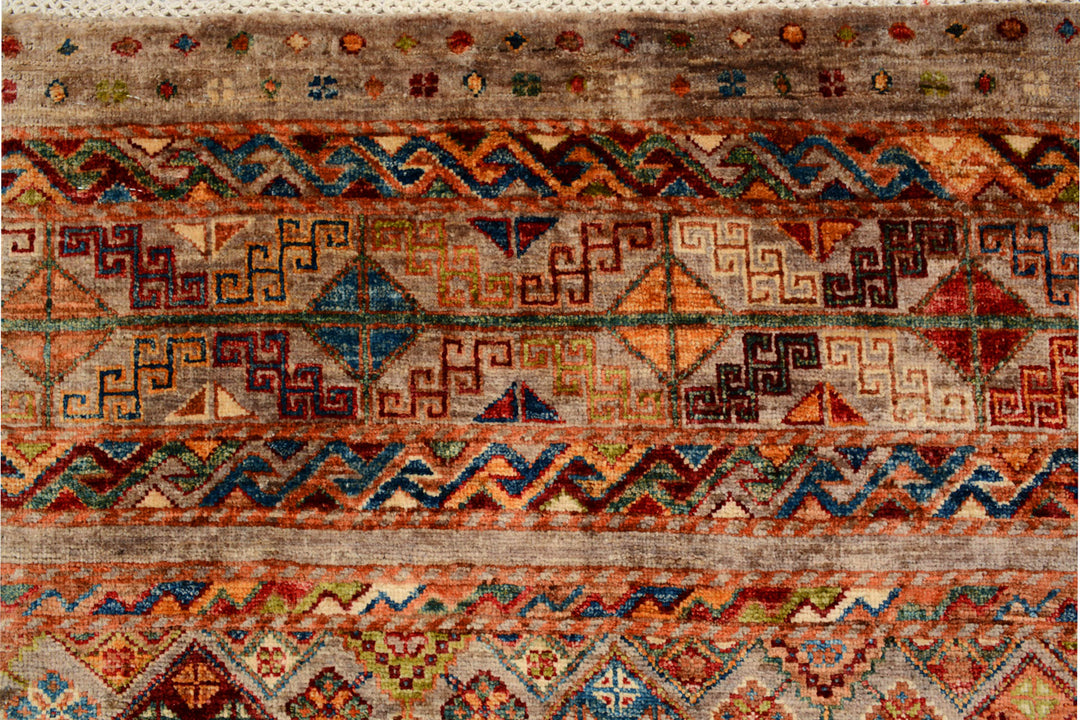 Burlywood Kazak 6' 9 x 9' 10 - No. 71410